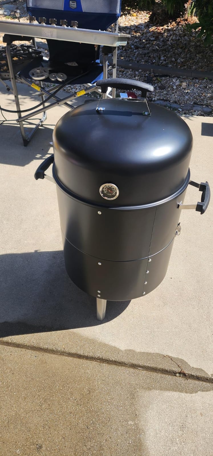 Realcook Charcoal BBQ Smoker Grill - 20 Inch Vertical Smoker for Outdoor Cooking Grilling | for Outdoor Cooking Grilling customer photo 2