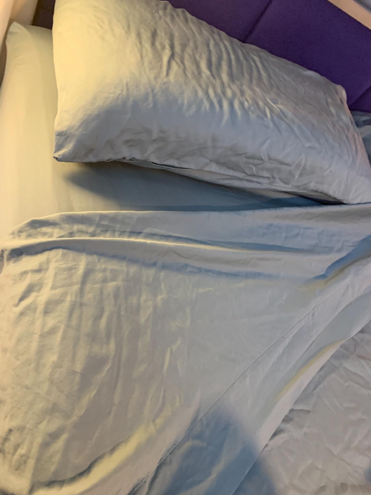 Sijo AiryWeight Tencel Sheet Set, 100% Lyocell Derived from Eucalyptus, Buttery Soft, Architectural Digest Best Cooling Sheets Winner - 4pc - 2 Pillowcases 1 Fitted 1 Top (Snow, King) customer photo 1