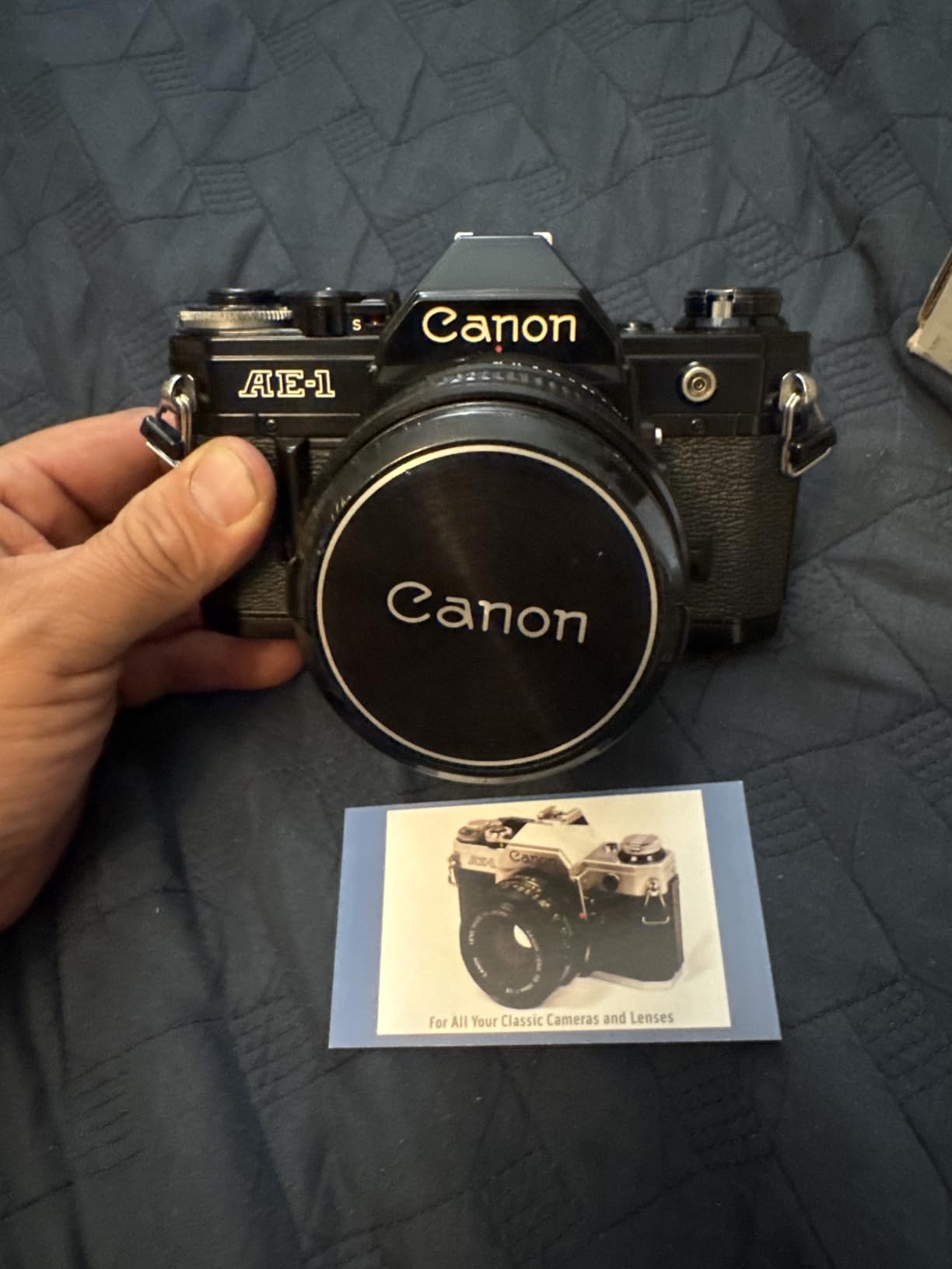 Vintage Canon AE-1 35mm SLR Camera with 50mm 1:1.8 Lens (Renewed) customer photo 2