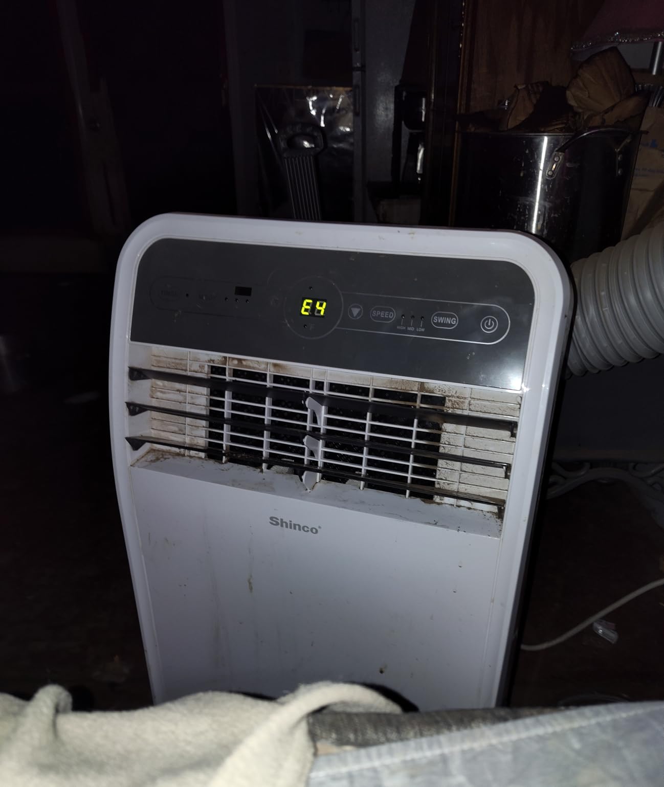 Shinco 12,000 BTU(7,500 BTU SACC) Portable Air Conditioner, Portable AC Unit with Built-in Cool, Dehumidifier&Fan Modes for Room up to 450 sq.ft, with Remote Control, 24 Hour Timer, Installation Kit customer photo 2