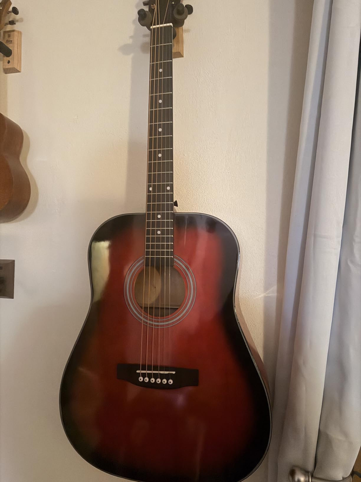 Best Choice Products 41in Full Size Beginner All Wood Acoustic Guitar Starter Set w/Gig Bag, Strap, Capo, Strings, Picks - Sunburst customer photo 2