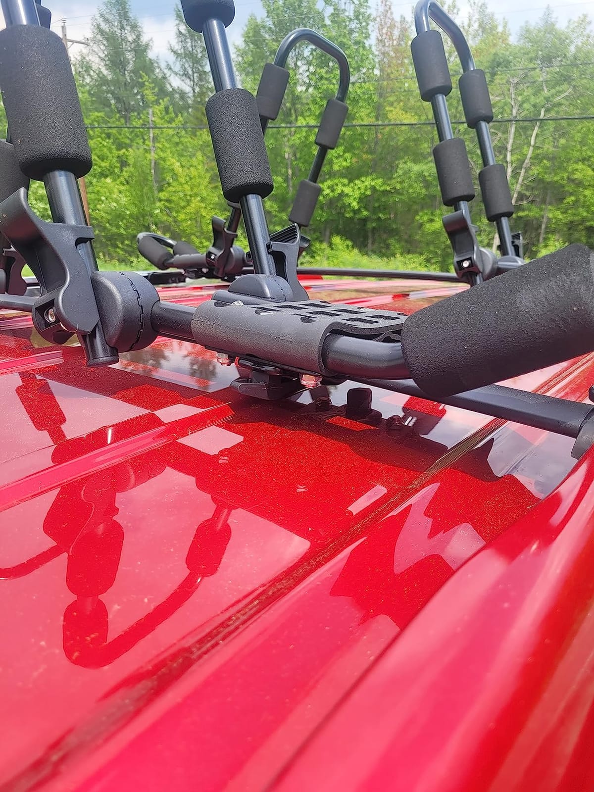 Leader Accessories Folding Kayak Roof Rack 4 PCS/Set, J Bar for 2 Kayaks customer photo 1