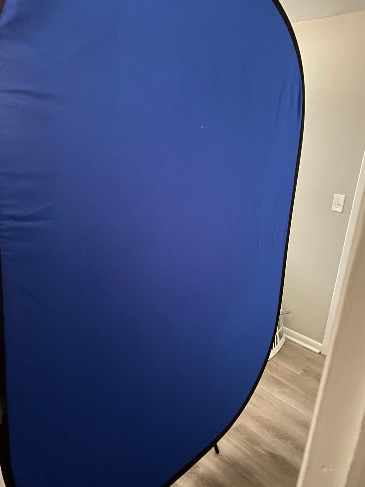 Neewer 5x7ft/1.5x2m Chromakey Foldable Backdrop with Stand 8.5ft/2.6m, 2-in-1 Reversible Black White Green Background Panel for Photography Studio, Live Streaming, Video Calls, Games customer photo 2