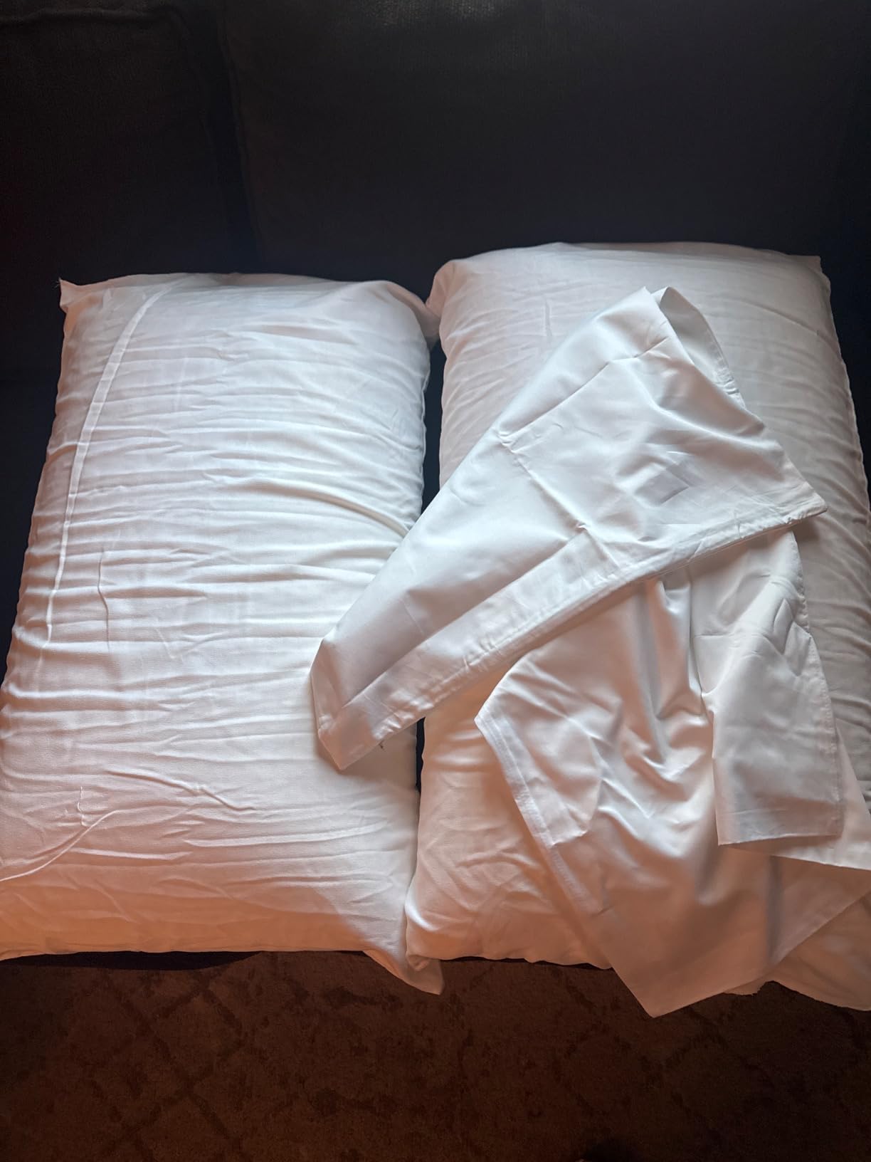 RejuveNite American Talalay Latex Bed Pillow, King High Profile | 100% American Talalay Latex, OEKO-TEX Certified, No Off-Gassing - 400TC Cotton Sateen Cover, USA Made, Resists Flattening customer photo 2