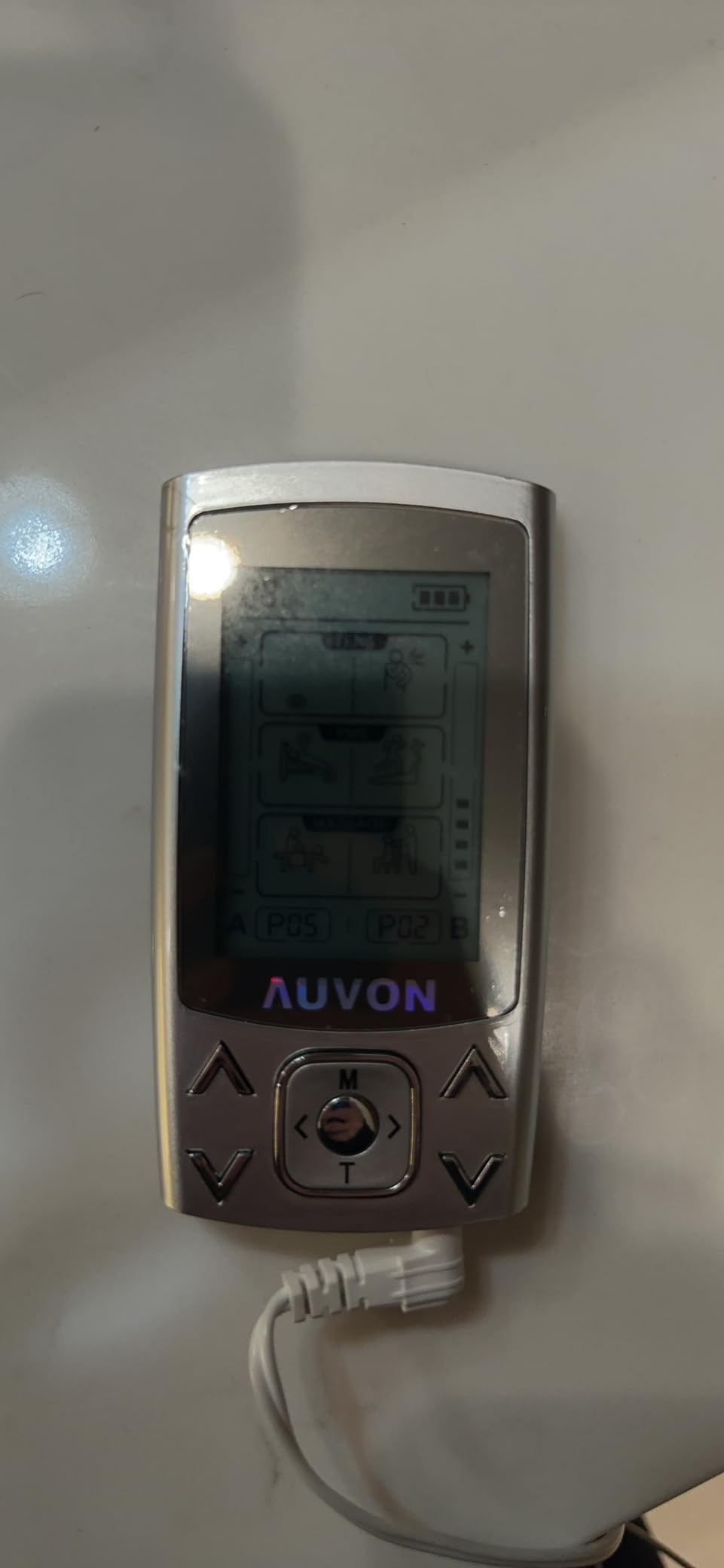 AUVON Dual Channel TENS Unit 24 Modes Muscle Stimulator for Pain Relief,Rechargeable TENS Machine Massager with 12 Pads, ABS Pads Holder, USB Cable and Dust-Proof Storage Bag customer photo 1
