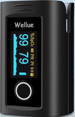 Wellue Bluetooth Pulse Oximeter Fingertip, Blood Oxygen Saturation Monitor with Free APP, Batteries, Carry Bag & Lanyard customer photo 1