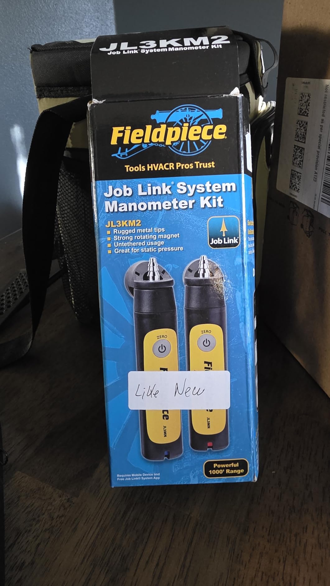Fieldpiece - Job Link System Dual Port Manometer Probe Kit - JL3KM2 - Long Range Wireless All-in-One Static, Gas and Draft Pressure Gauge - HVAC Tools customer photo 2