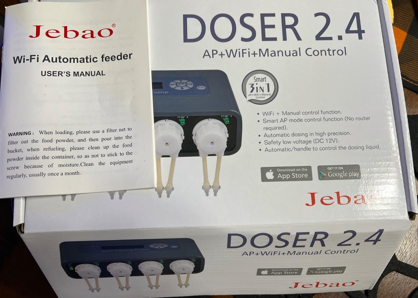 Jebao Doser 2.4 WiFi 4-Channel Aquarium Dosing Pump customer photo 2