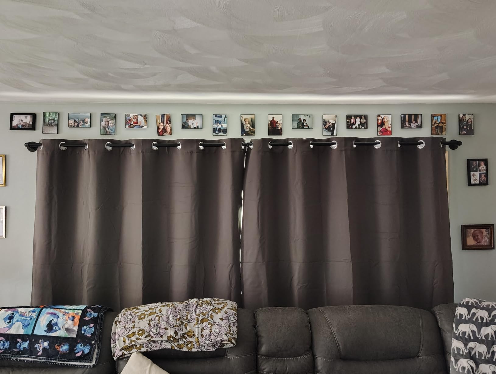 NICETOWN Black Full Blackout Curtains for Dining Room 52