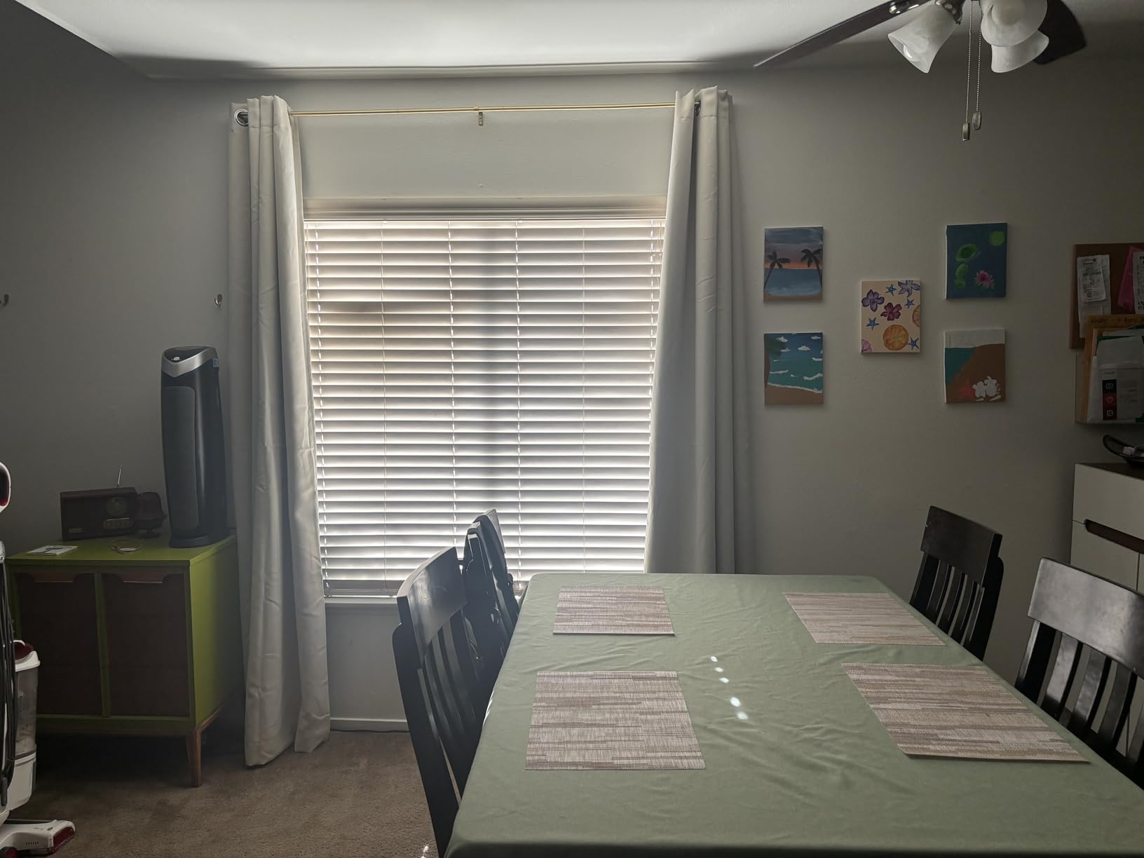 NICETOWN Black Full Blackout Curtains for Dining Room 52