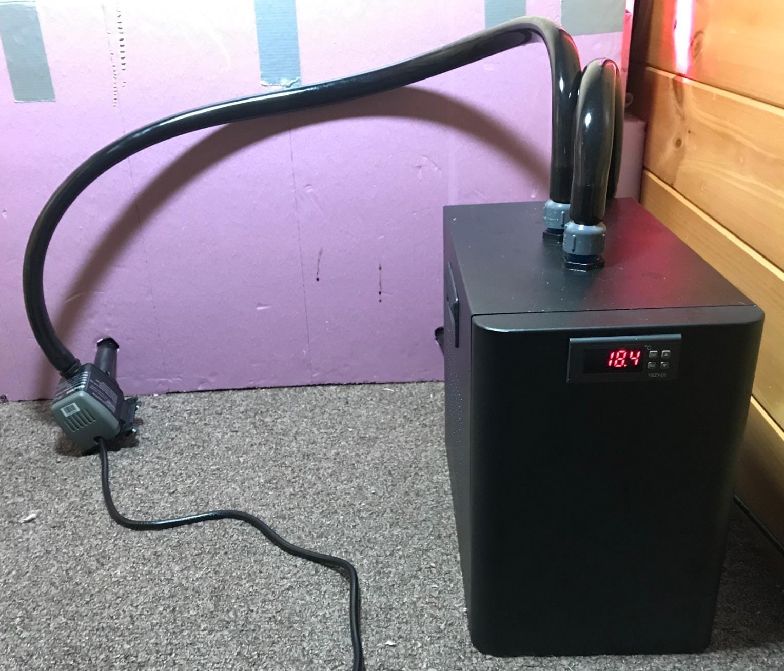 BAOSHISHAN 1/3 HP Aquarium Chiller Up to 79 Gal, Drops Down 8-15F 110V customer photo 2