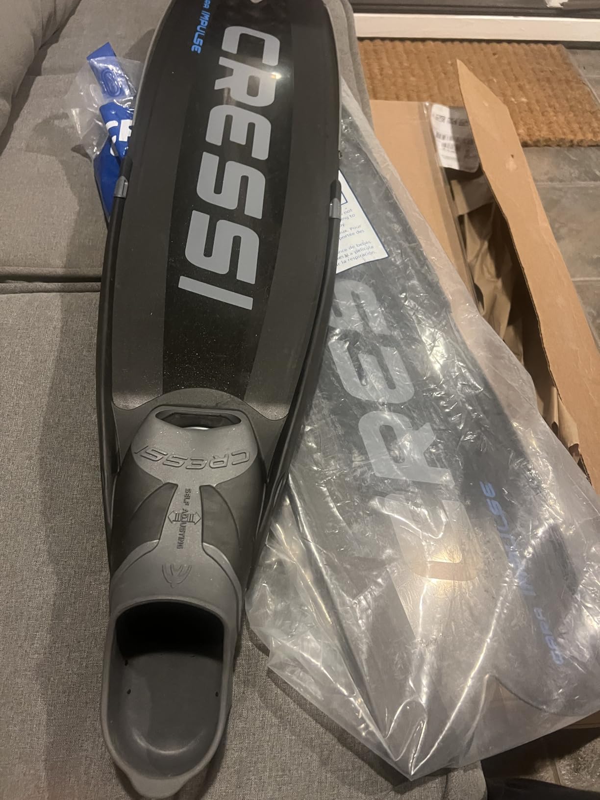 Cressi Gara Modular Impulse Fins for Freediving with Interchangeable Blades, Made in Italy customer photo 2