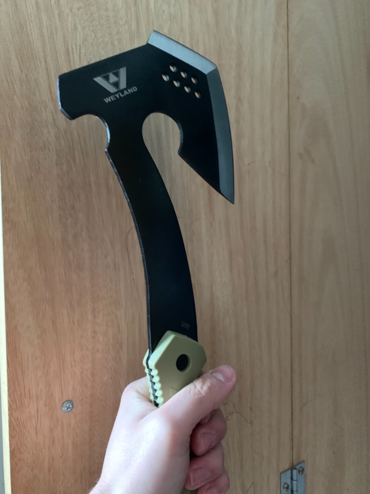 WEYLAND Bushcraft Hatchet - Full Tang Camping Axe with MOLLE Sheath customer photo 1
