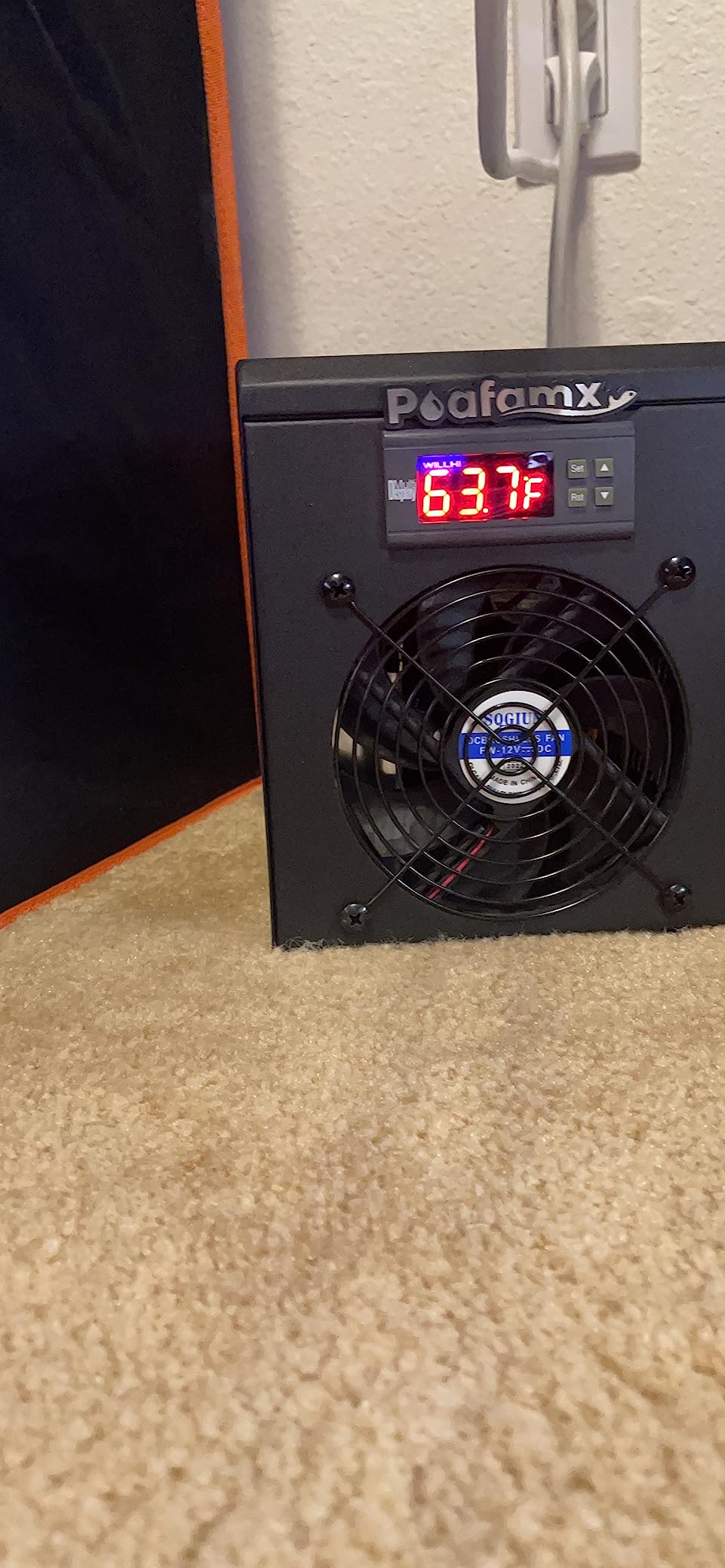 Poafamx 16Gal Aquarium Chiller, Small Water Chiller with Electronic Cooling customer photo 1