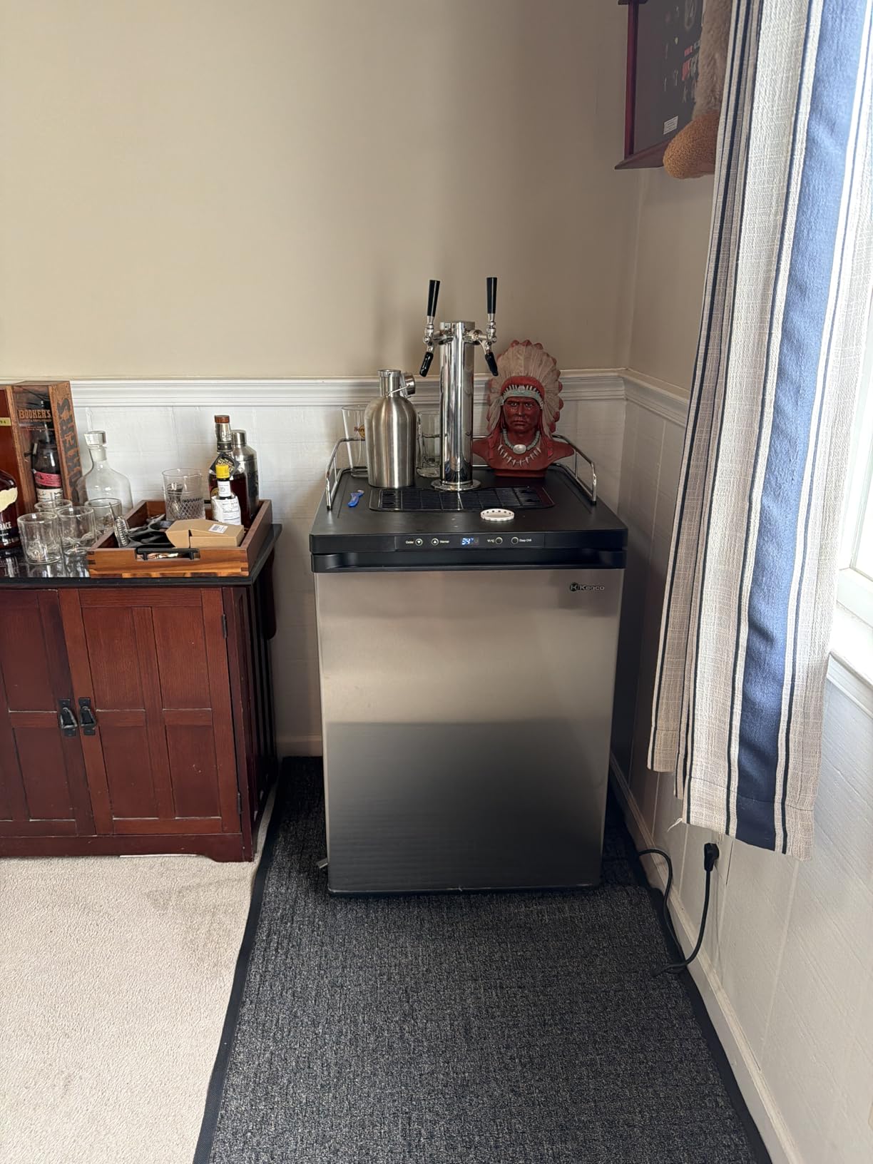 Kegco 3PK309SS-2 24″ Dual-Tap Stainless Steel Digital Kegerator – Deep Chill Function, Converts to Fridge customer photo 2