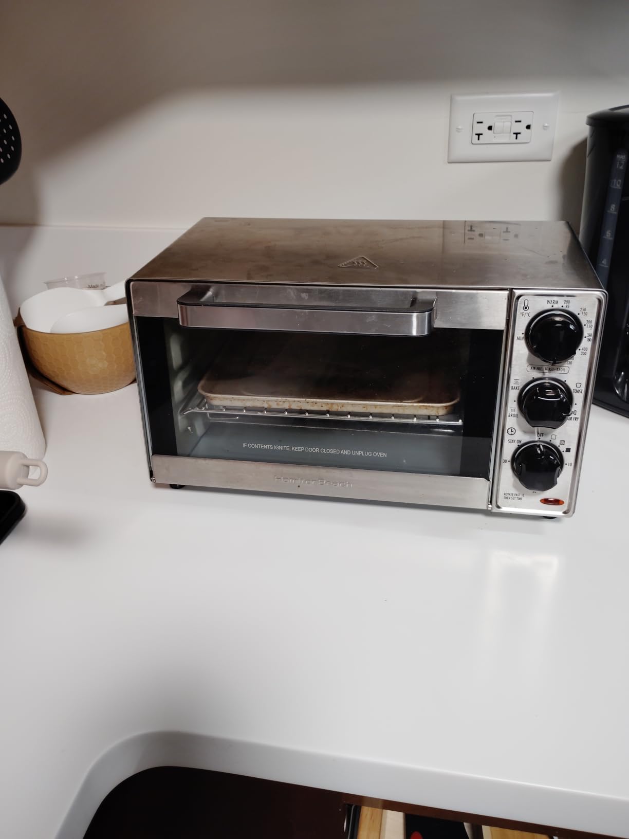 Hamilton Beach 4 Slice Countertop Air Fryer Toaster Oven Combo customer photo 2