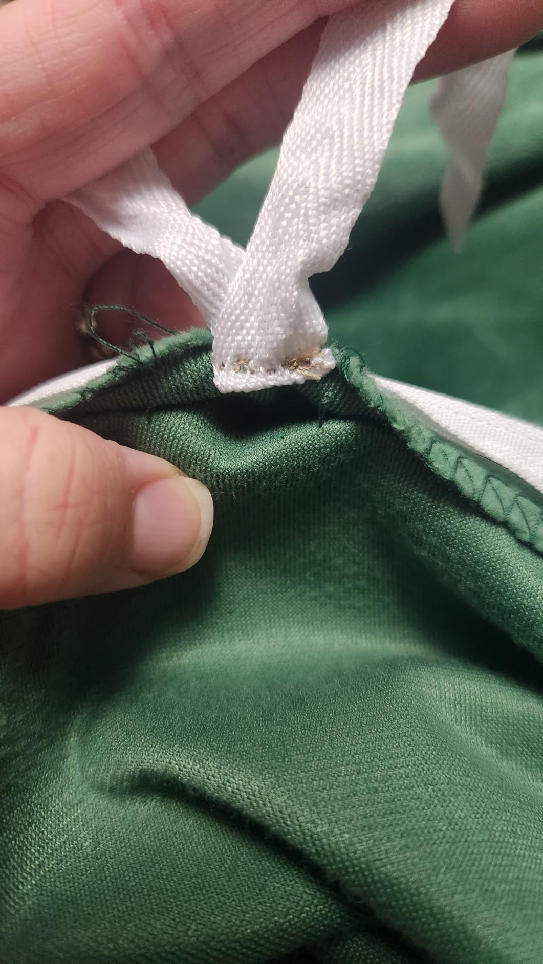 TONGDADA Weighted Blanket Cover (Dark Green Minky Dot, 60''x80'' Duvet Cover) customer photo 2