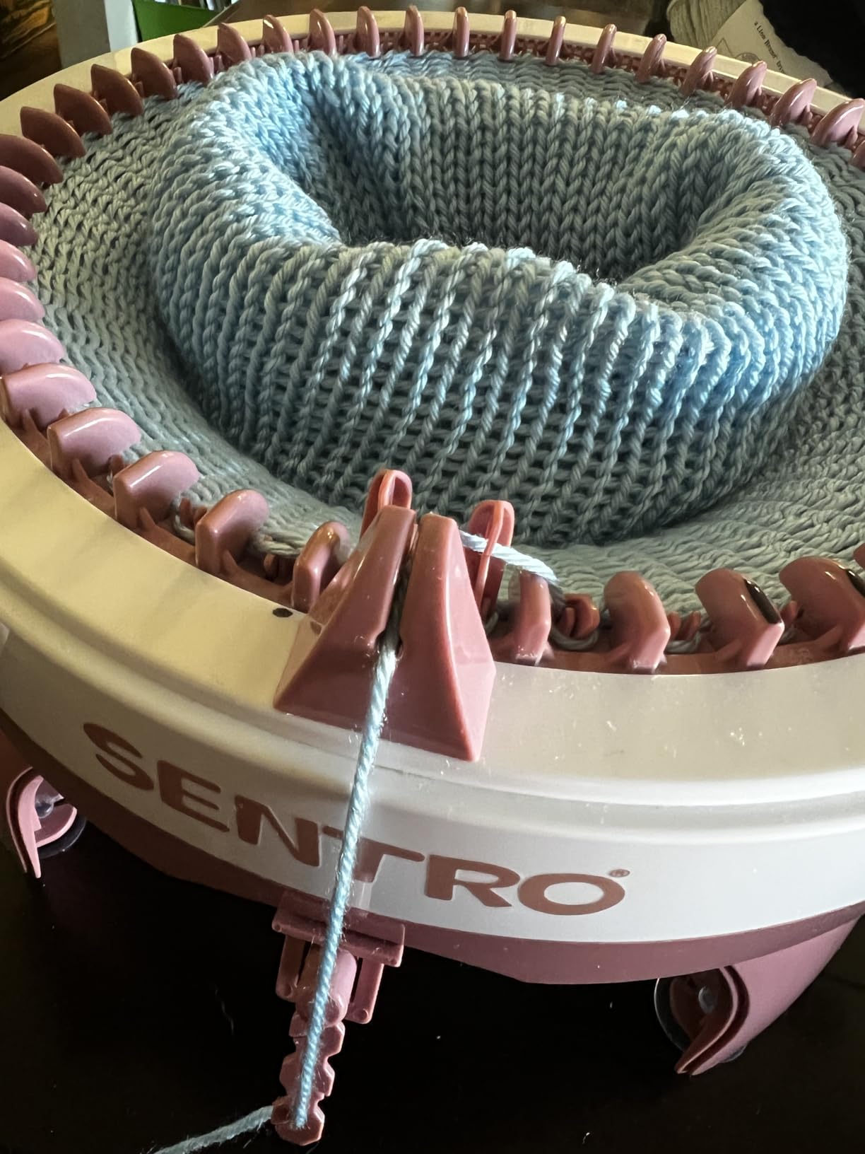 SENTRO Knitting Machine 48 Needles with Row Counter, Crochet Knitting Loom Machine for Beginners customer photo 2
