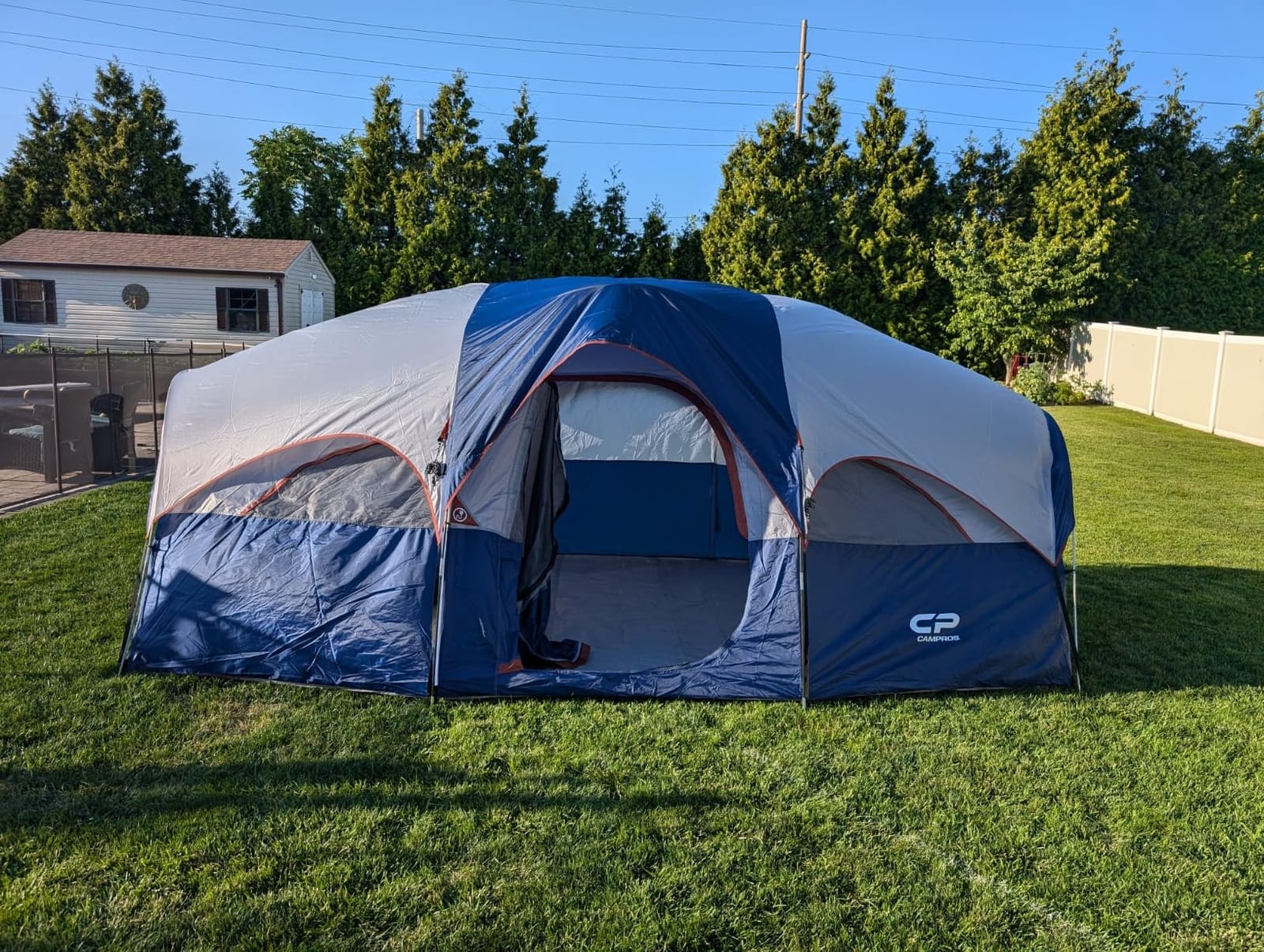 CAMPROS CP 8 Person Camping Tent, Room Divider, Rainfly, Weather Resistant customer photo 2