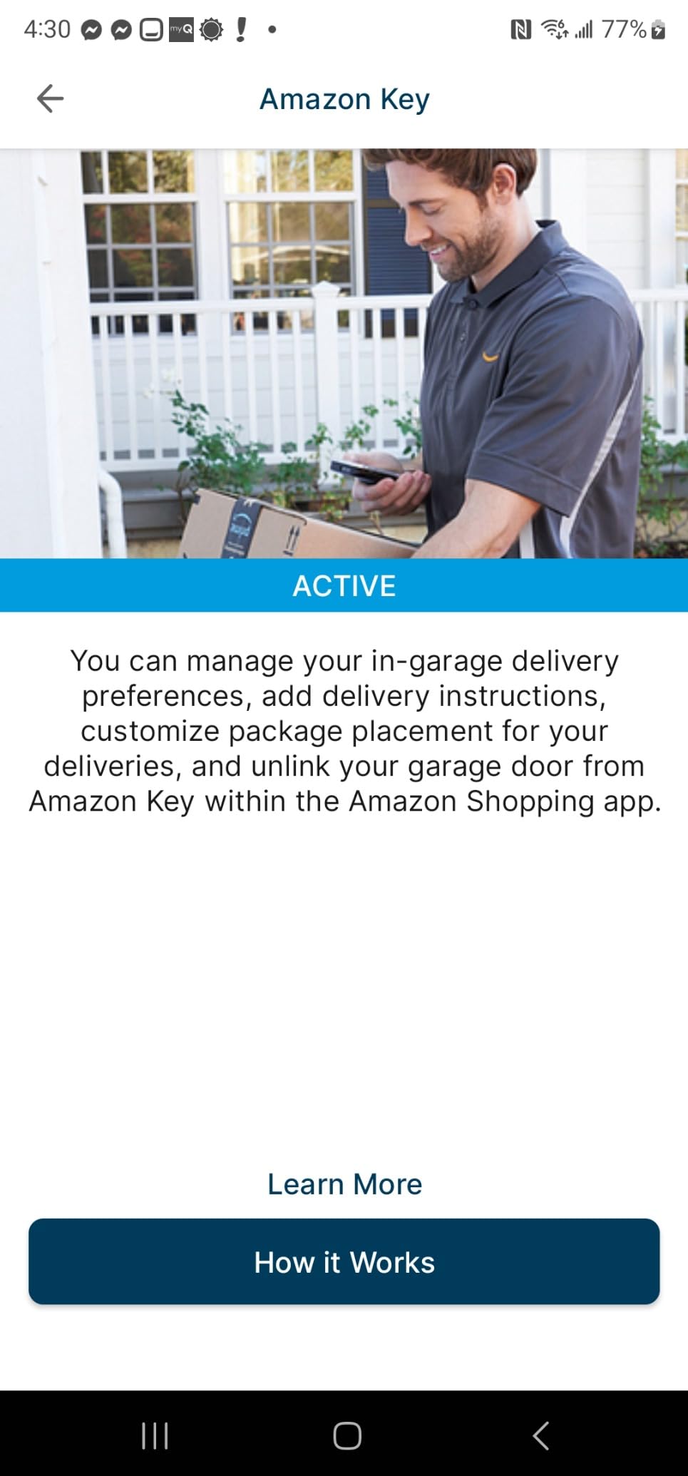 CHAMBERLAIN Smart Garage Control - Wireless Garage Hub and Sensor with Wifi & Bluetooth - Smartphone Controlled, myQ-G0401-ES, White customer photo 1