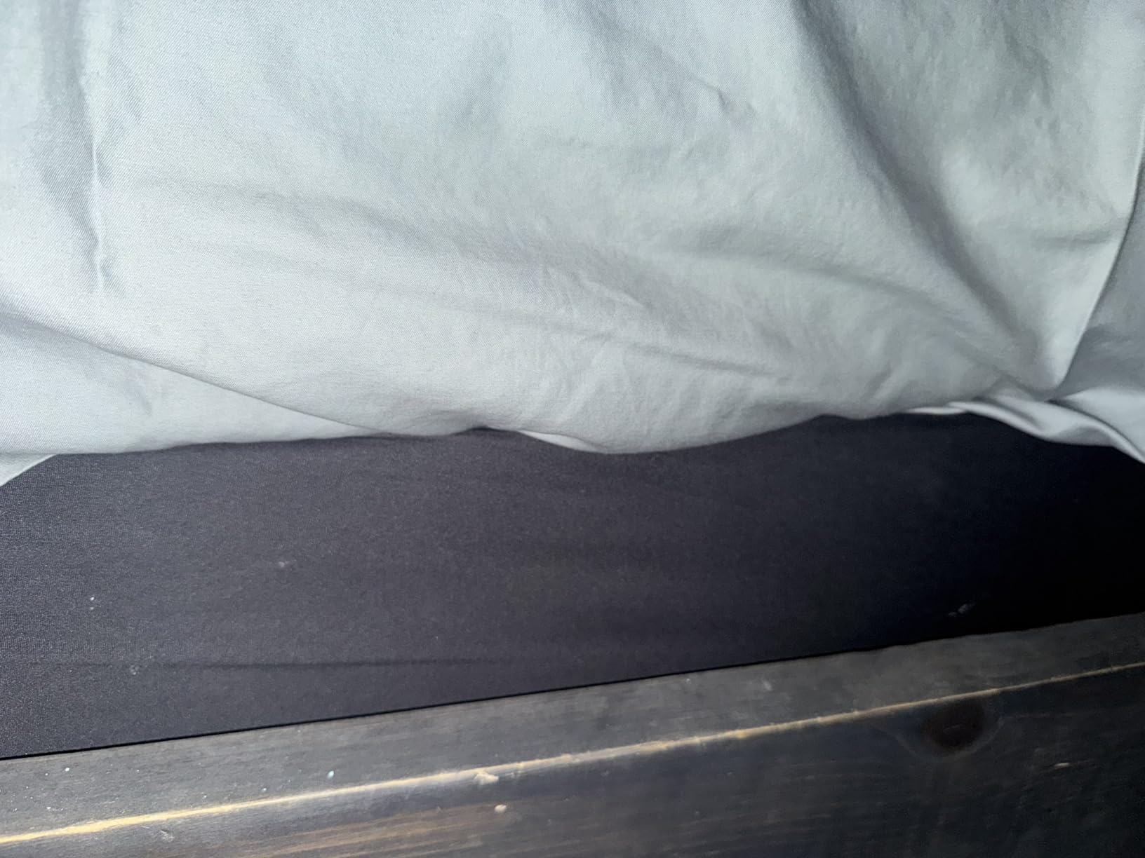 Mrs Awesome Full/Full XL Box Spring Cover Black | Stretch Jersey, Wrap Around, Ultra Soft, Non-Slip Snug Fit, Wrinkle Resistant Bed Skirt Alternative for Box Spring customer photo 1