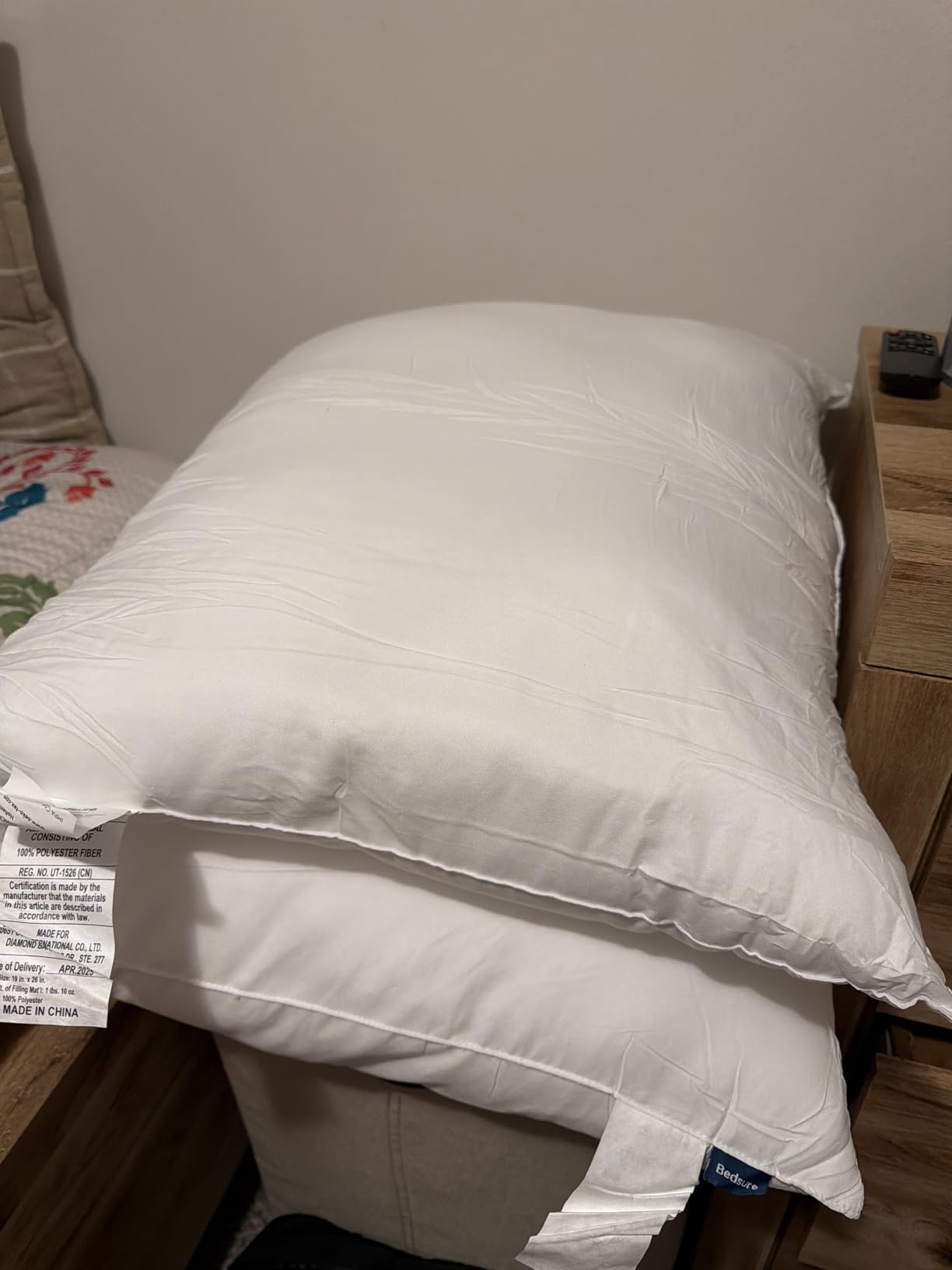 Bedsure Pillows Queen Size Set of 2, Bed Pillows for Sleeping | Hotel Collection,Down Alternative Filling, Soft Support for Back, Stomach or Side Sleepers,Queen ,28