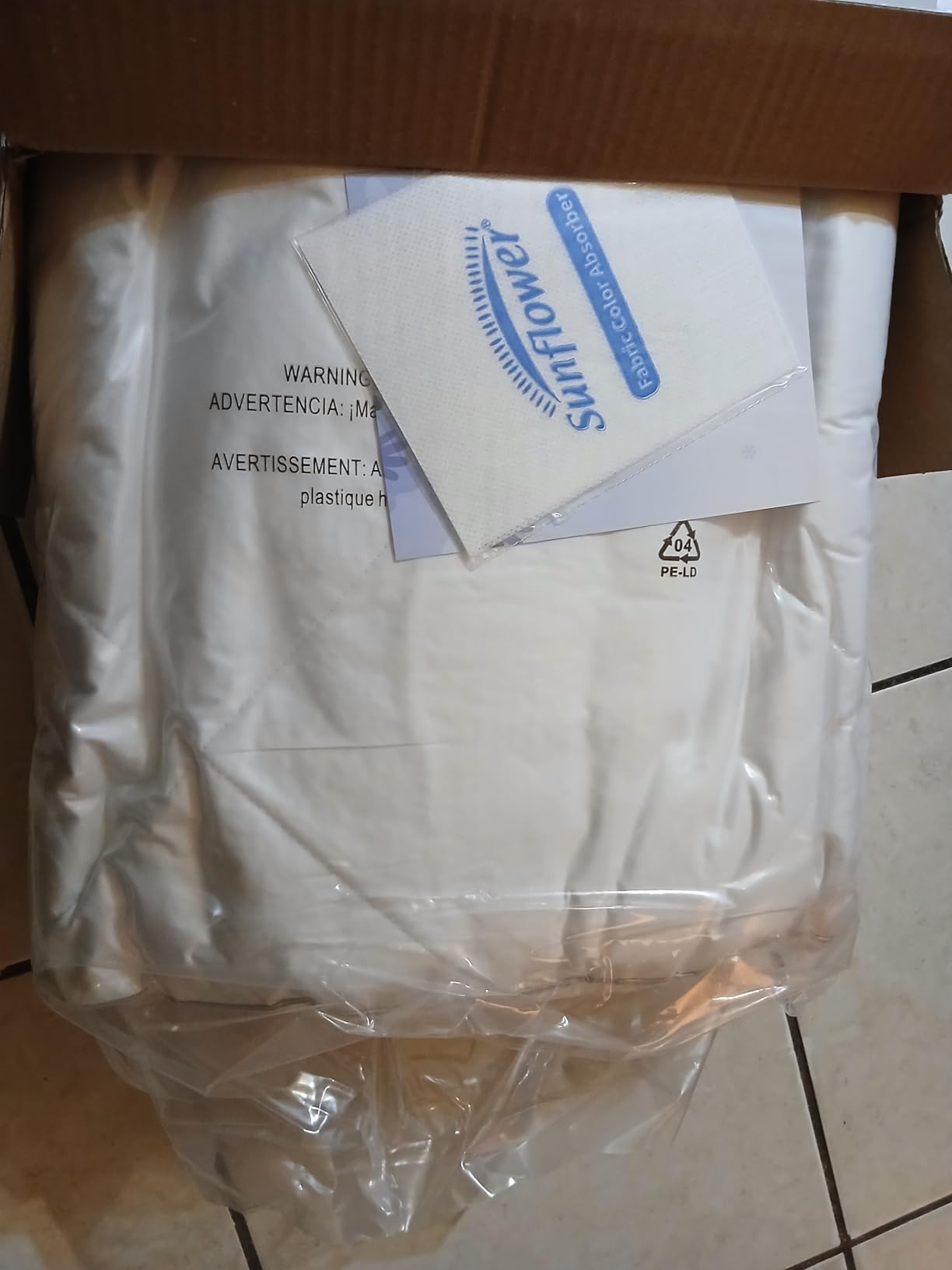 Sunflower Queen Mattress Pad, Cotton Mattress Cover Protector, Thick | 18-22