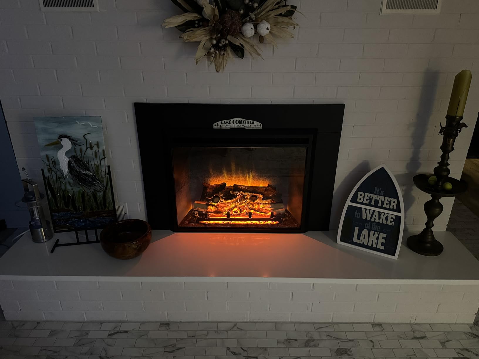 RICHFLAME Edward 33 Inches Electric Fireplace Insert customer photo 2