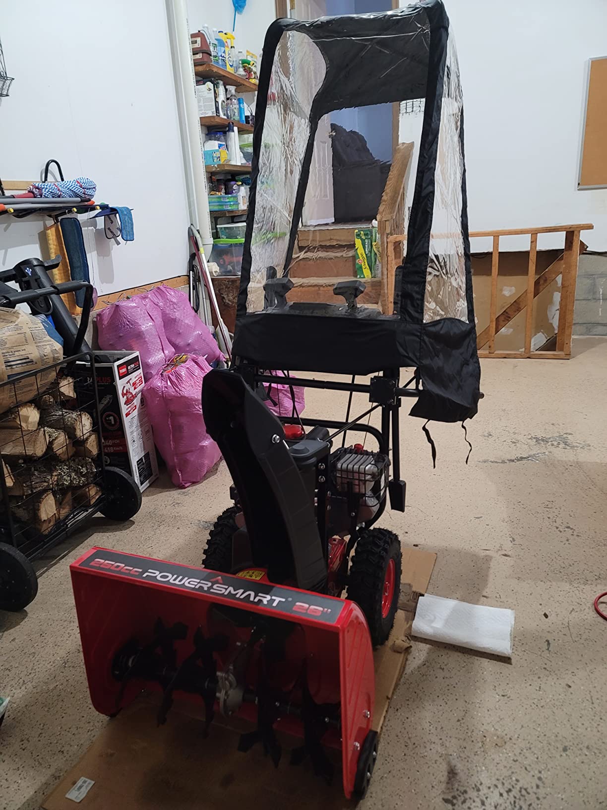PowerSmart 26 Inch Snow Blower Gas Powered, 2-Stage 208cc B&S Engine with Electric Start, Led Light, Hand Warmer, Self Propelled BS26 customer photo 1