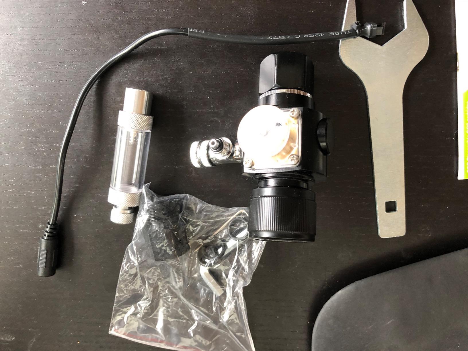 FZONE Aquarium CO2 Regulator Mini Series V3.0 Dual Stage with DC Solenoid and Bubble Counter Check Valve Compatible Paintball Tank CGA320 CO2 Cylinde customer photo 2