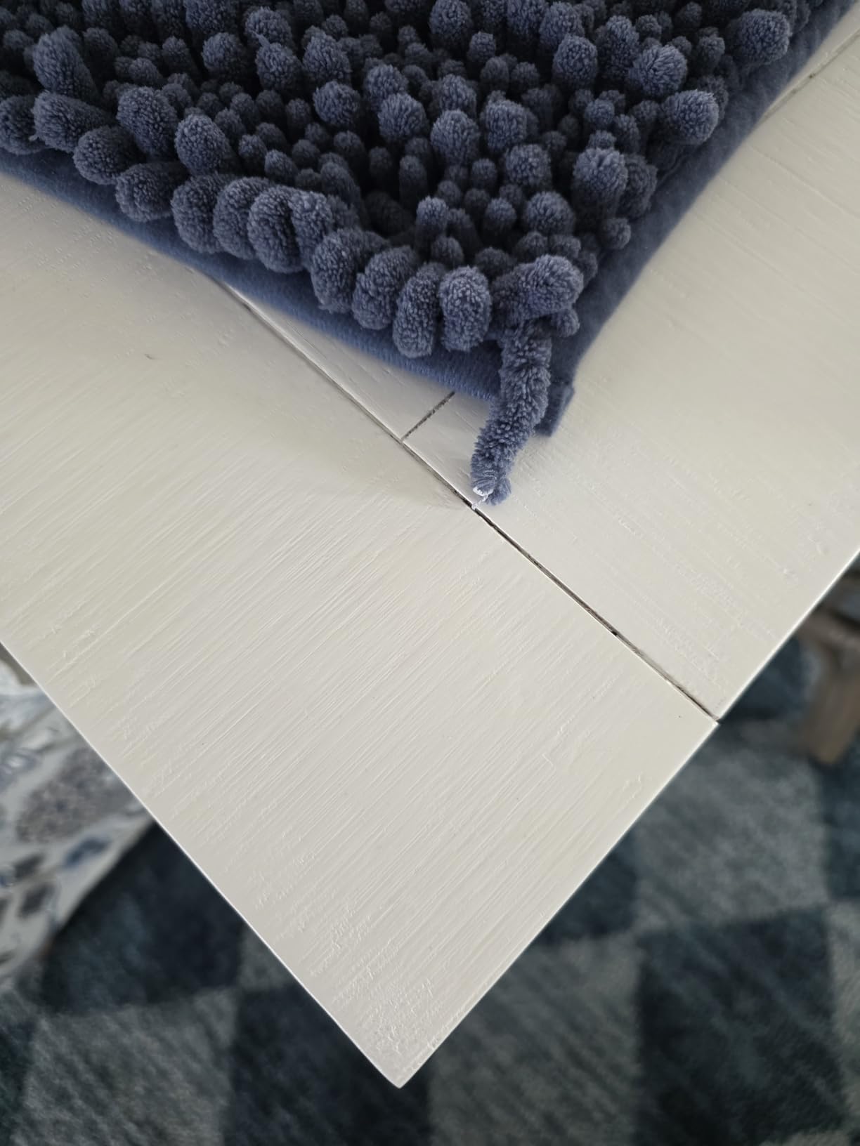 Yimobra Bathroom Rug Set 3 Piece, Super Water Absorbent Bath Mat Set, Grey | Quick Dry Soft Chenille Bath Rugs & Toilet Rug, Non Slip Machine Washable, Extra Thick Shaggy Floor Mat for Shower Tub Sink customer photo 2