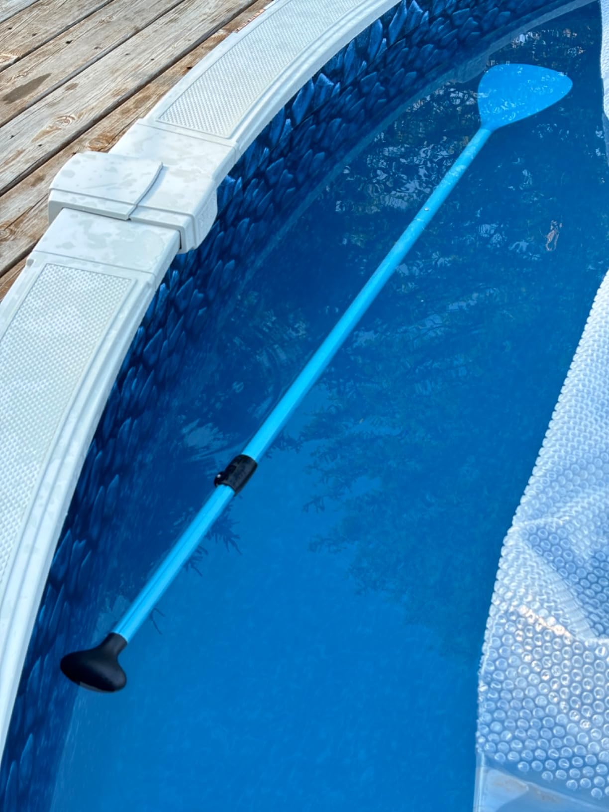 SUP Paddle - Adjustable 3 Pieces Stand Up Paddle Board Paddle with Unique Lock Design Floating Alloy Shaft Paddleboard Paddle customer photo 2