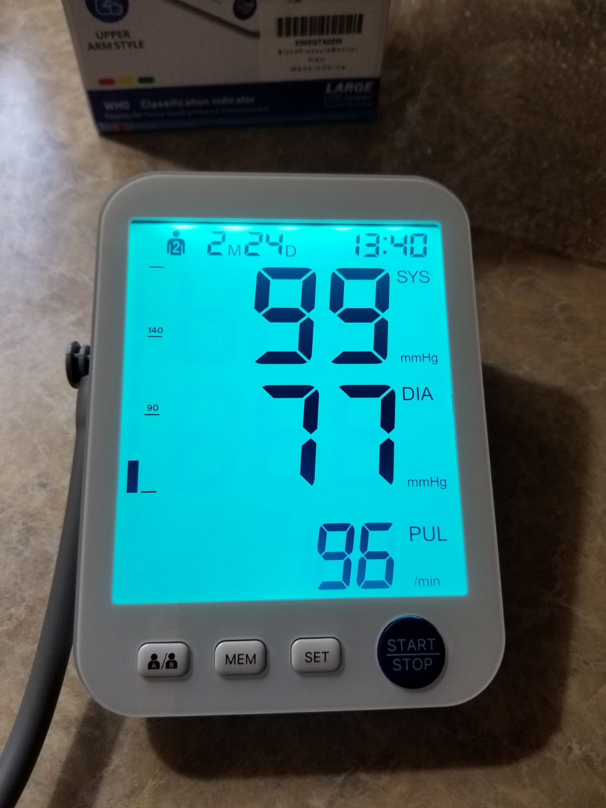 Blood Pressure Monitor Upper Arm with Large Cuff customer photo 1