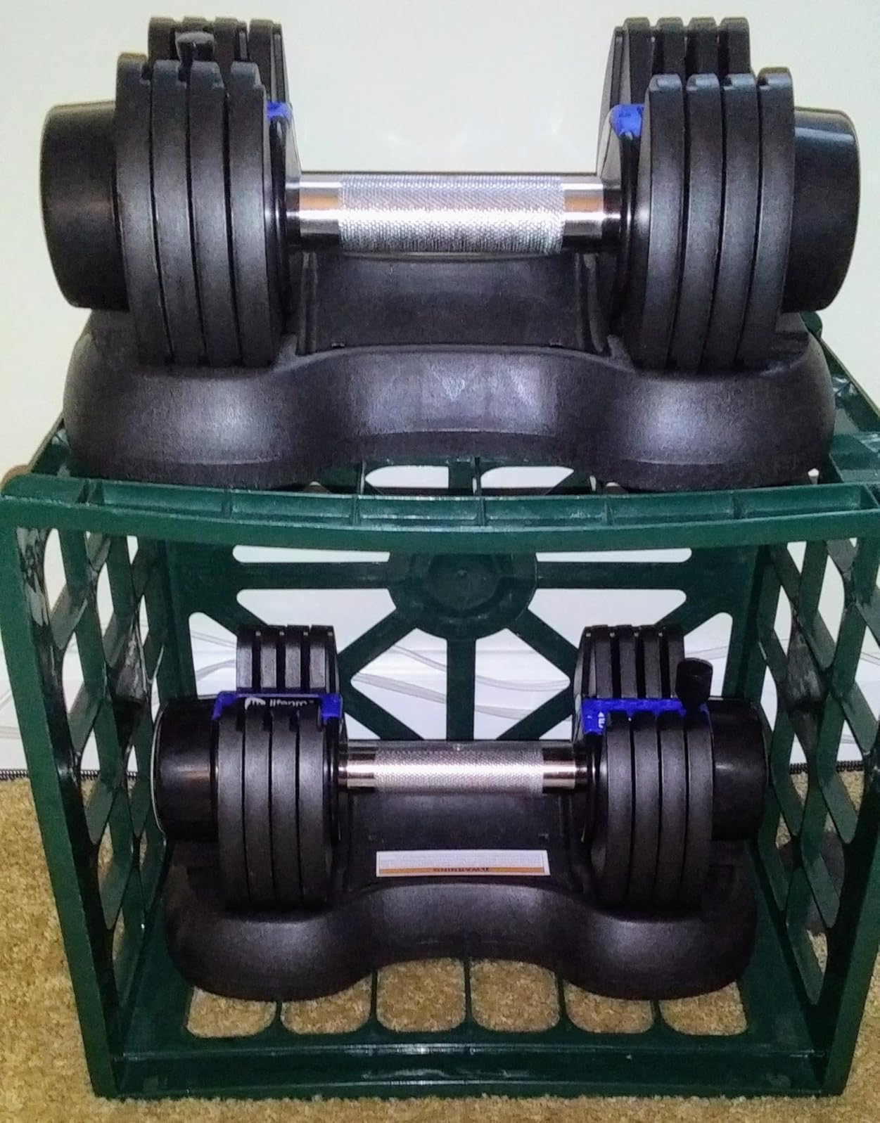Lifepro Adjustable Dumbbells & Weights for Home Gym, Quick-Adjust customer photo 1