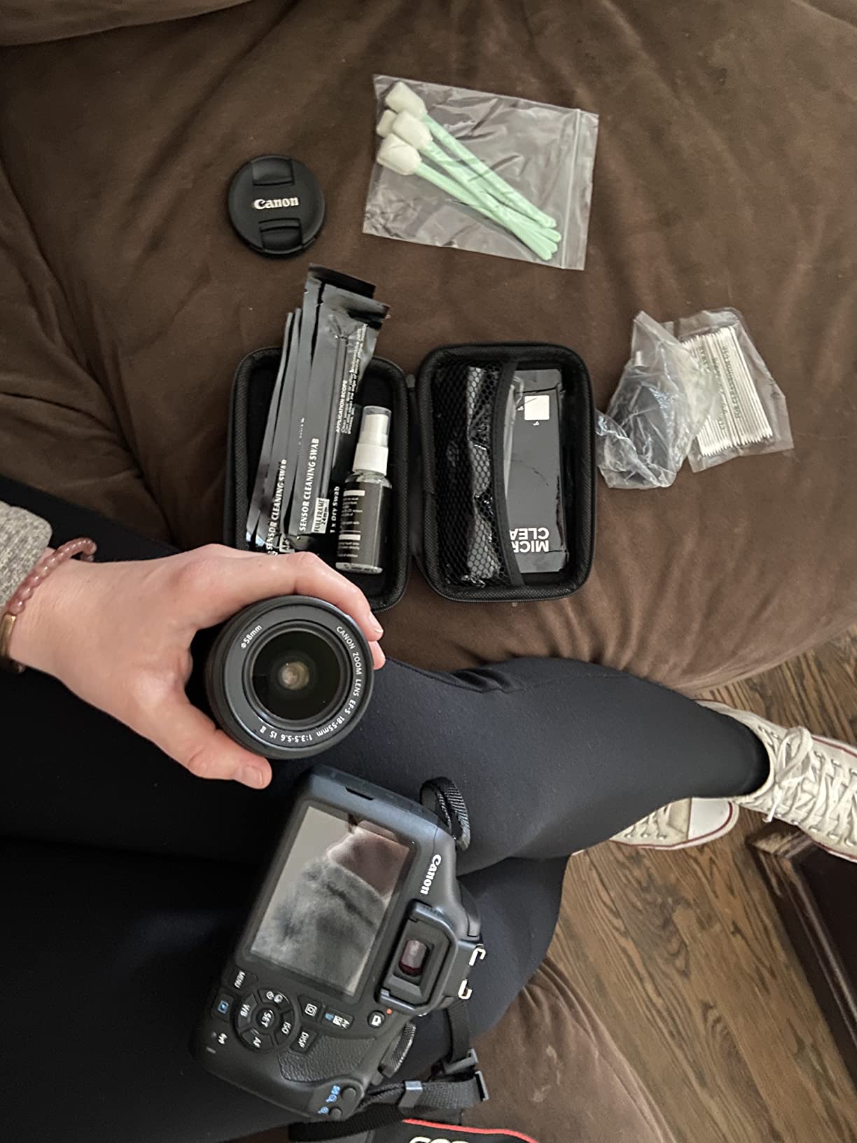 Professional DSLR Camera Cleaning Kit with APS-C Cleaning Swabs, Microfiber Cloths, Camera Cleaning Pen, for Camera Lens, Optical Lens and Digital SLR Cameras. customer photo 2