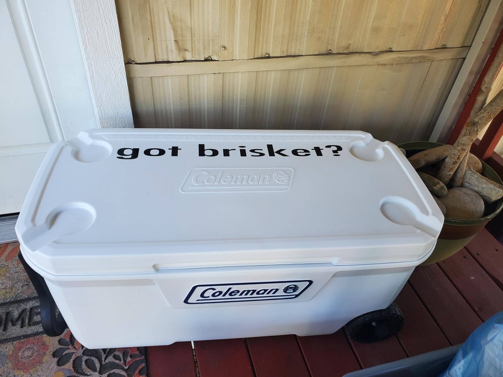 Coleman Marine Cooler with Fully Insulated UV Guard Lid & Body, Keeps Ice for 3+ Days, Great for Boating & Fishing, 52qt/100qt Wheeled/120qt Options customer photo 2