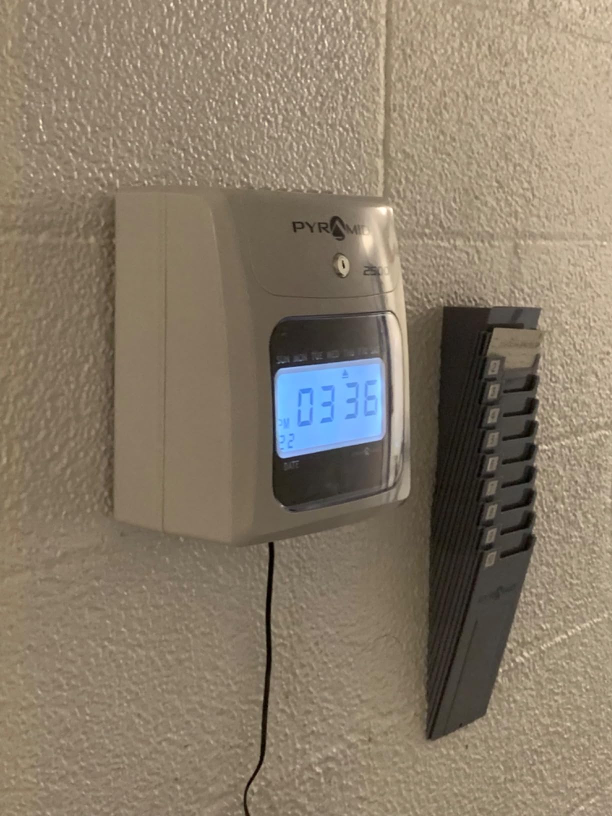 Pyramid Time Systems 2500 Auto-Aligning Time Clock Bundle [2500K1] customer photo 1