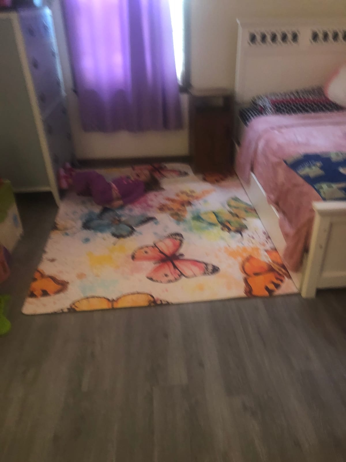 Music Notes Print Area Rug, Modern Flannel Microfiber Non-Slip Floor Mat Carpet for Living Room Bedroom 7' x 5' customer photo 2