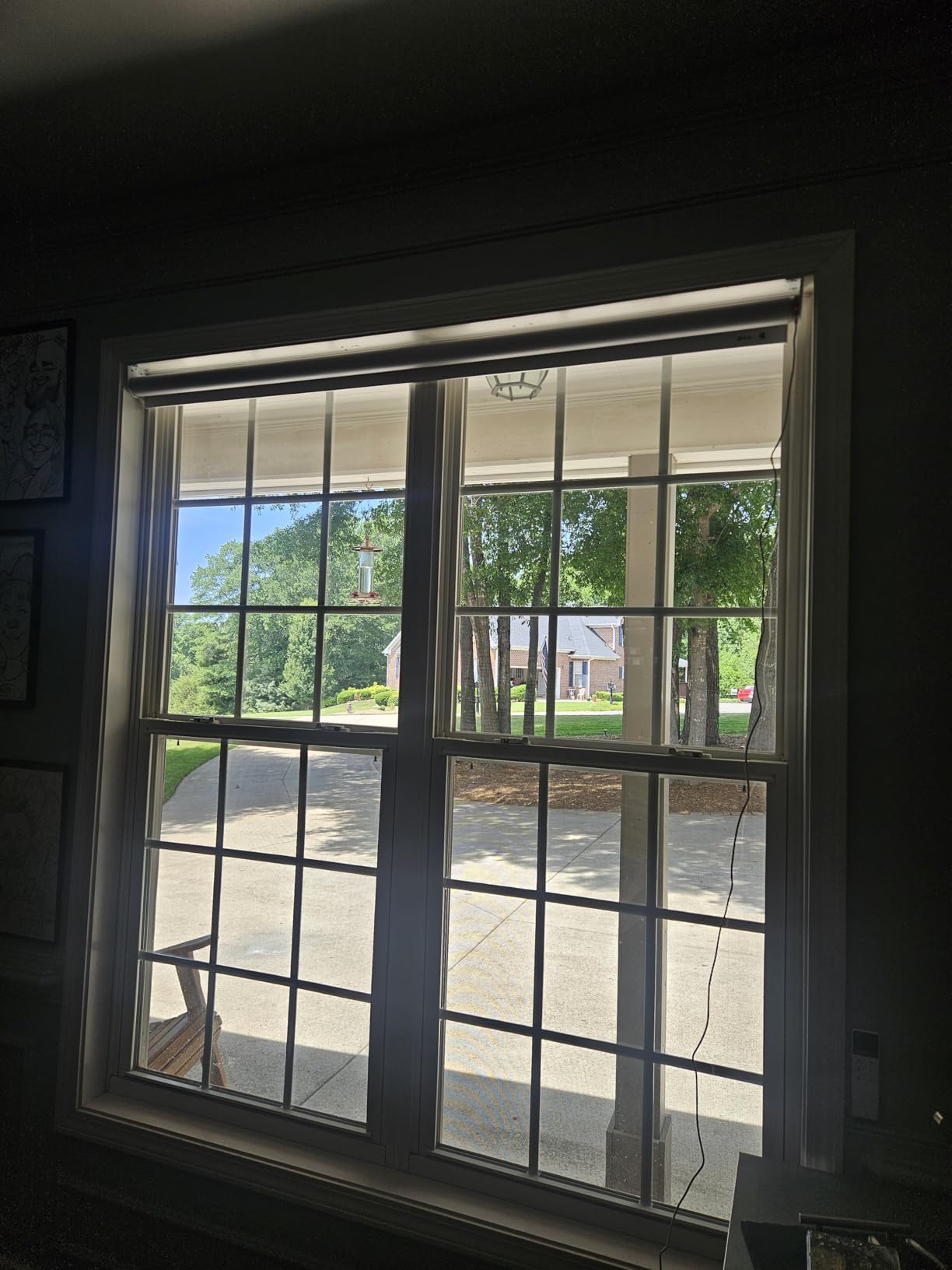 ZSHINE Motorized Blackout Roller Shades Remote Control Rechargeable(82010S) customer photo 2