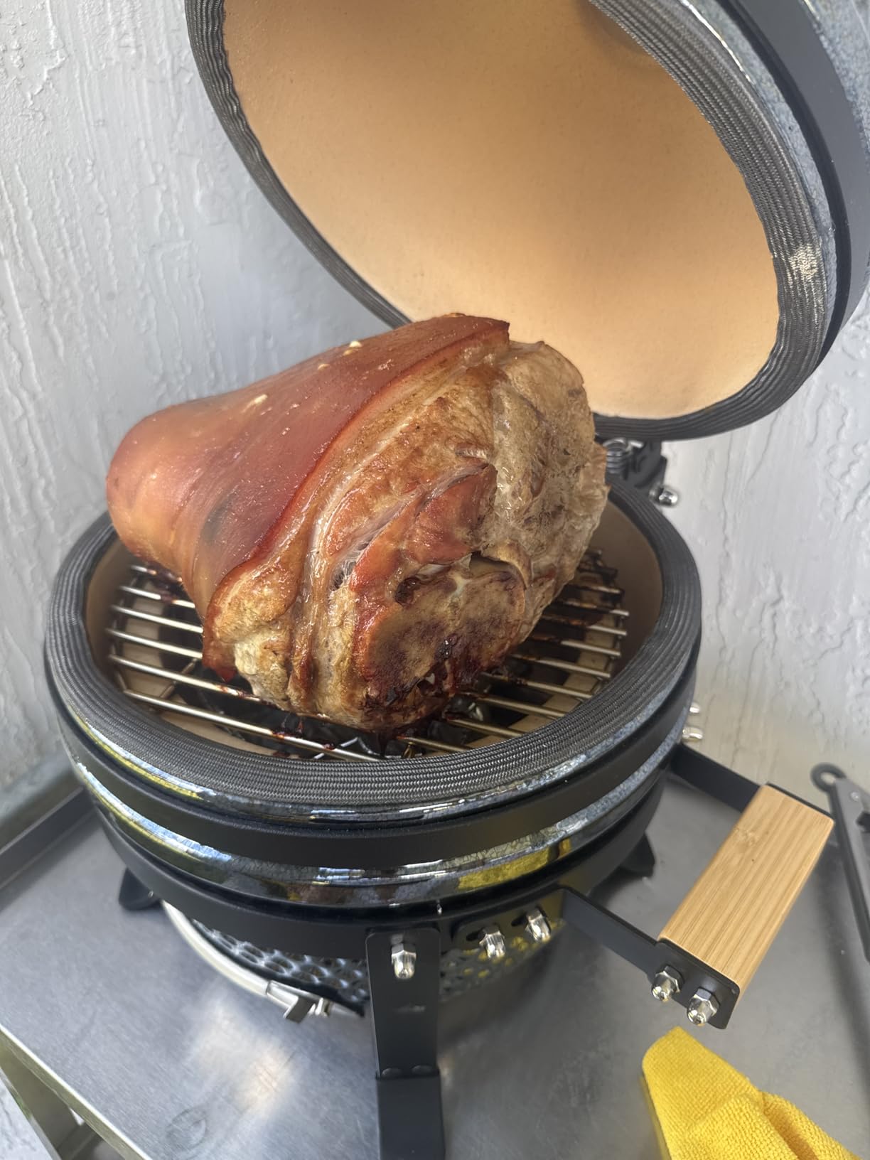 London Sunshine Ceramic Charcoal BBQ Kamado Griller - Portable Tabletop The Cadet Series Smoker customer photo 1