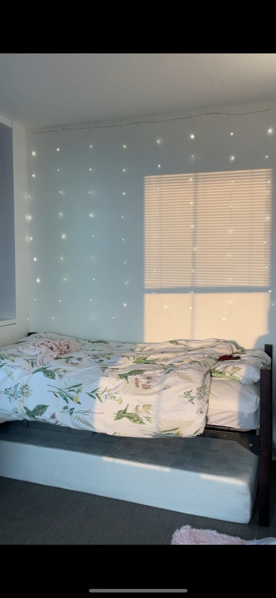 FADFAY Floral Duvet Cover Set Queen 100% Cotton Shabby Vintage Bedding 600 TC Mint Green White Flower Women Elegant Lily Print Comforter Cover Zipper Corner Ties Soft Bed Cover 3 Pcs customer photo 2