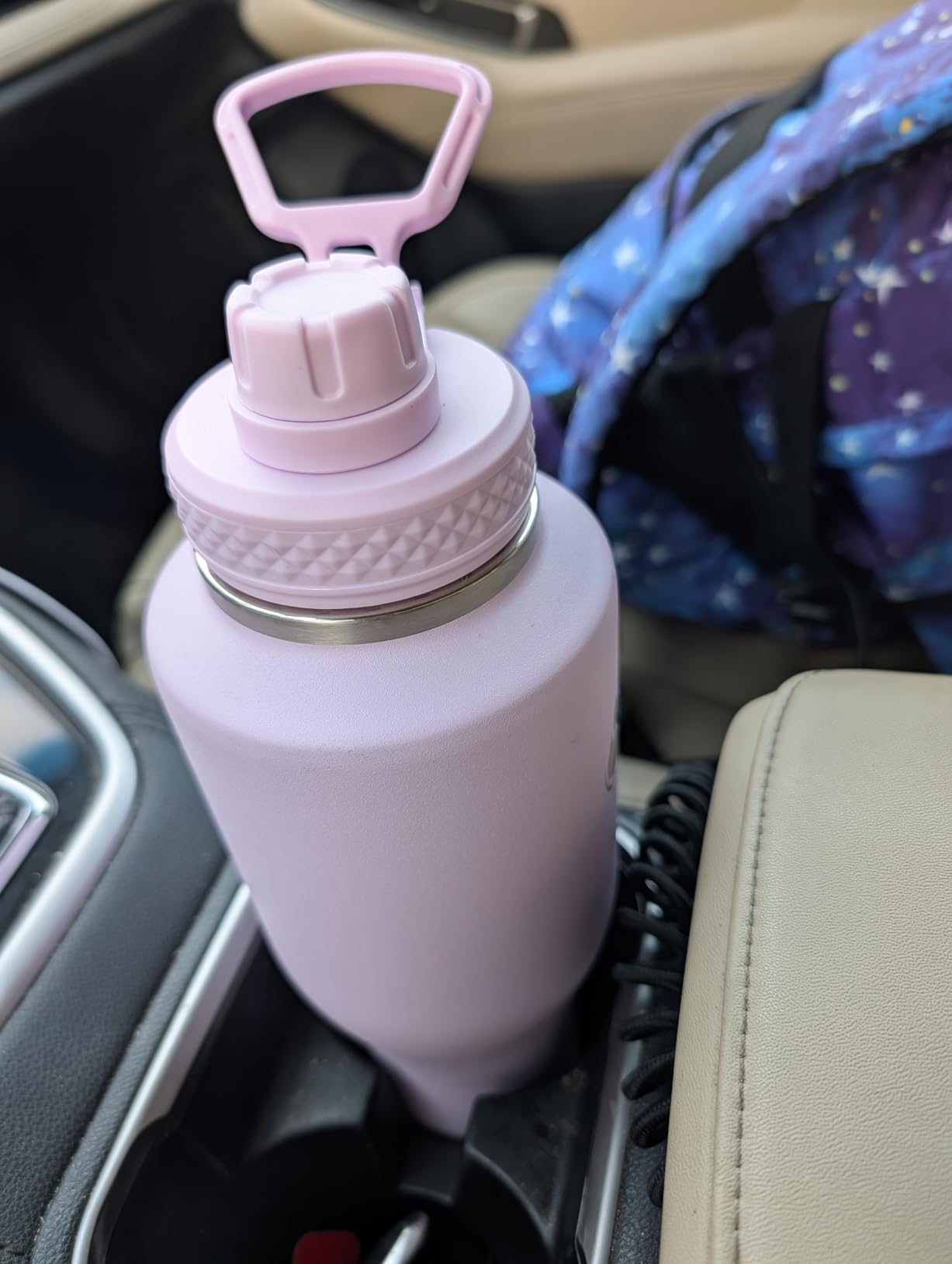 SENDESTAR 32oz Water Bottle Wide Mouth Stainless Steel Vacuum Insulated Double Wall with 2 Straw Lids Fit in Any Car Cup Holder customer photo 2