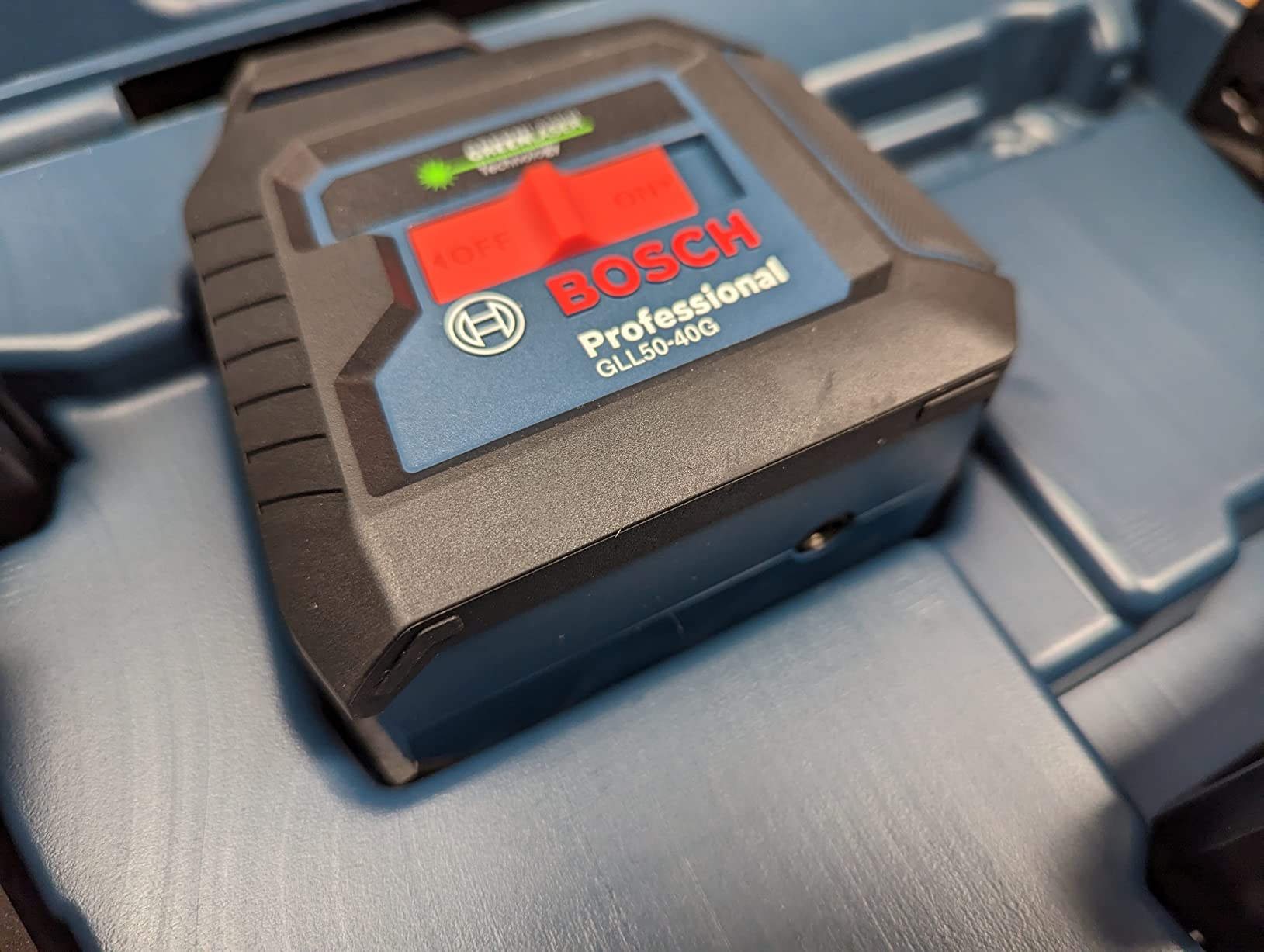 BOSCH PRO GLL50-40G Green-Beam Self-Leveling 360 Degree Cross-Line Laser customer photo 1