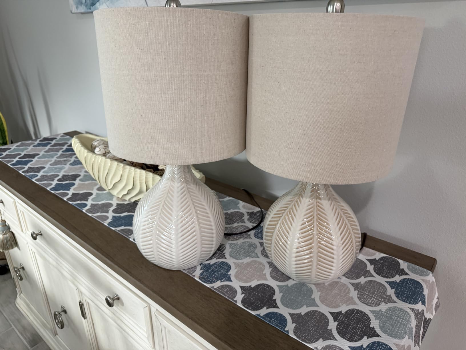 Signature Design by Ashley Rainermen Ceramic Table Lamp, 21