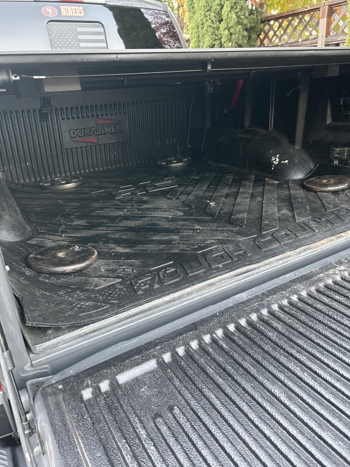 Rough Country Rubber Bed Mat for 2015-2022 Ford F-150 | 5.5 FT Bed - RCM671, Black customer photo 2