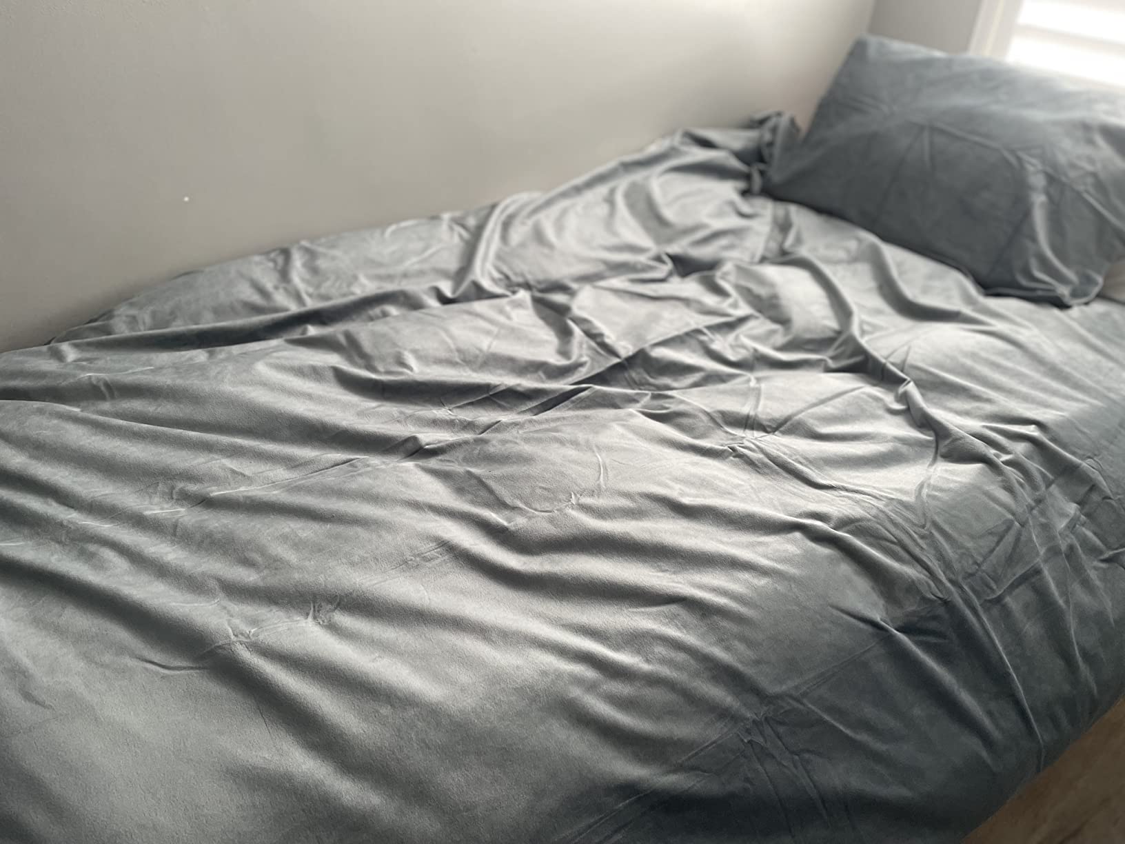 Chanasya Premium Velour Velvet Duvet Cover Set - Duvet Cover (90