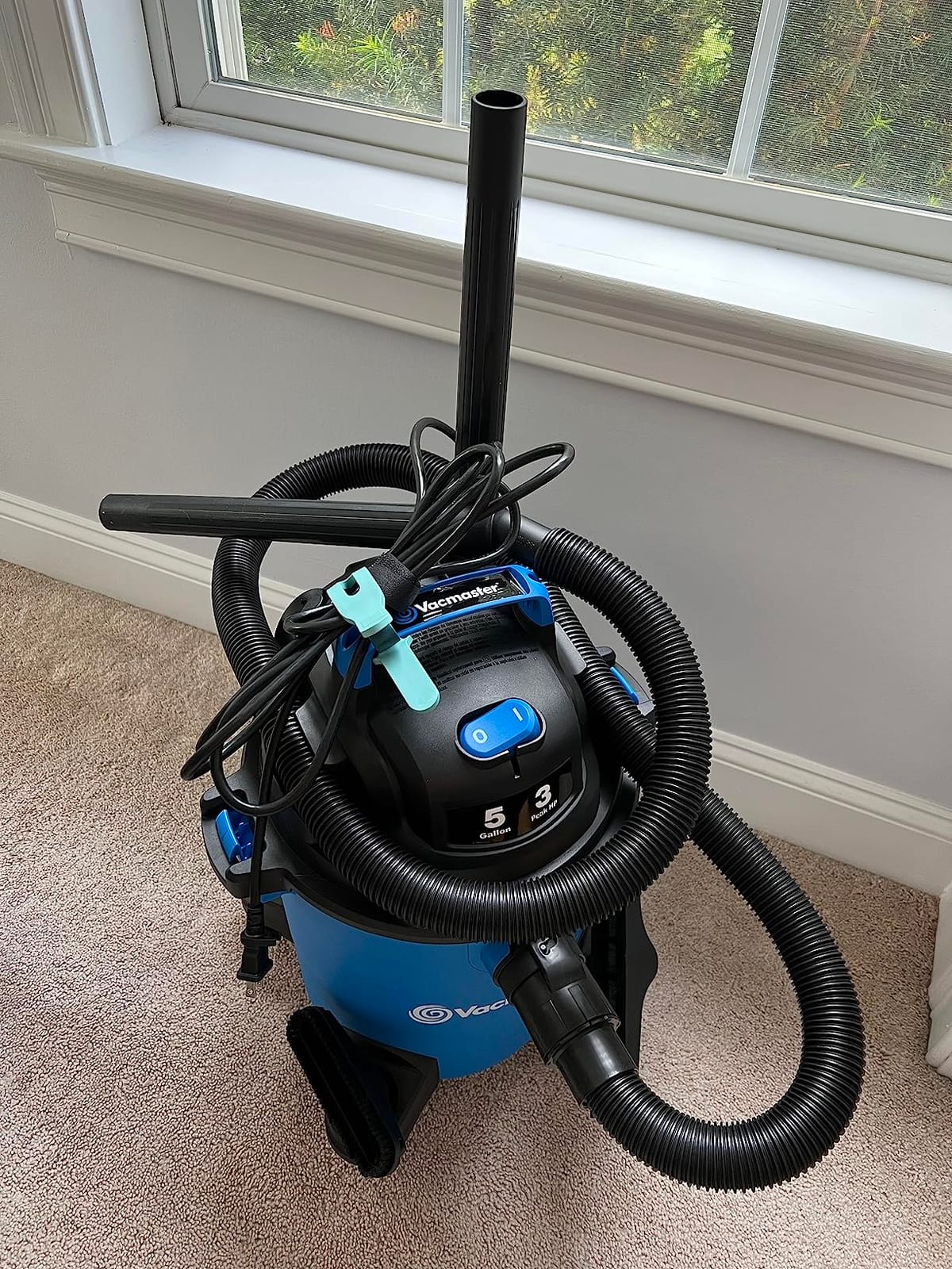 Vacmaster VOC507PF 0101 5-Gal 3 Peak HP Utility Wet/Dry Vacuum Blue customer photo 1