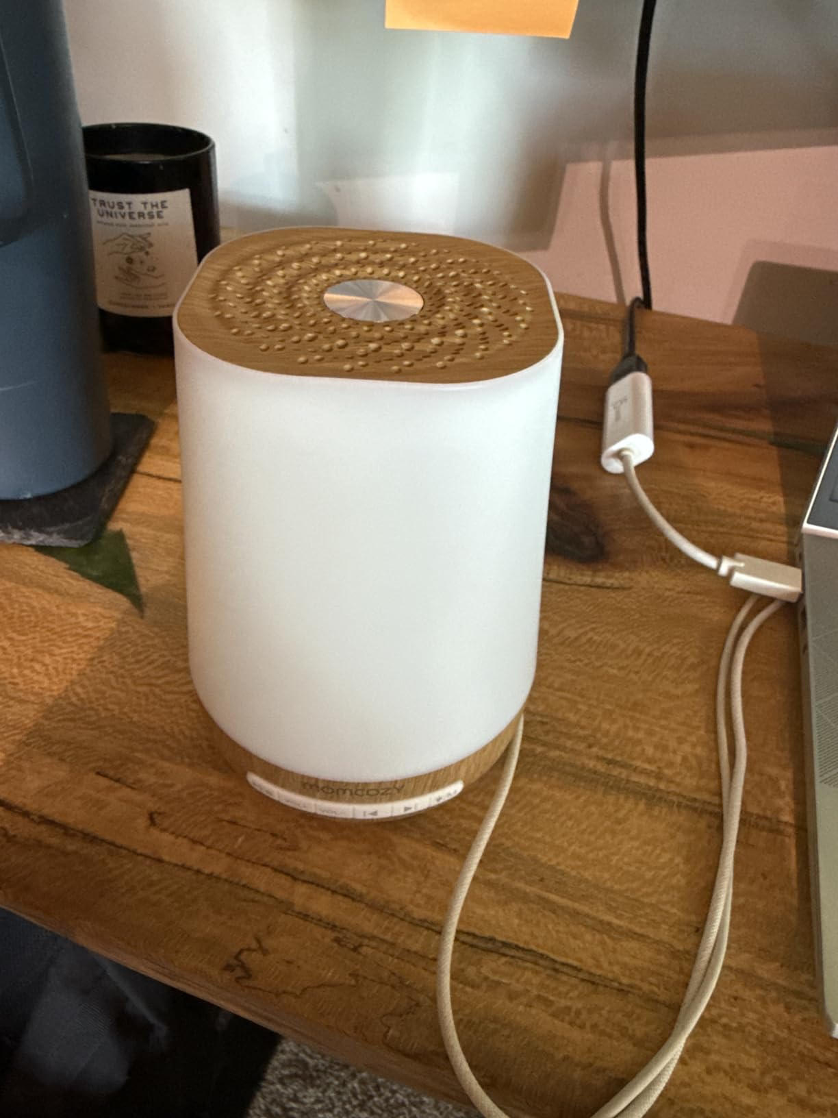 Momcozy Smart Baby Sound Machine with Night Light, White Noise Machine customer photo 2