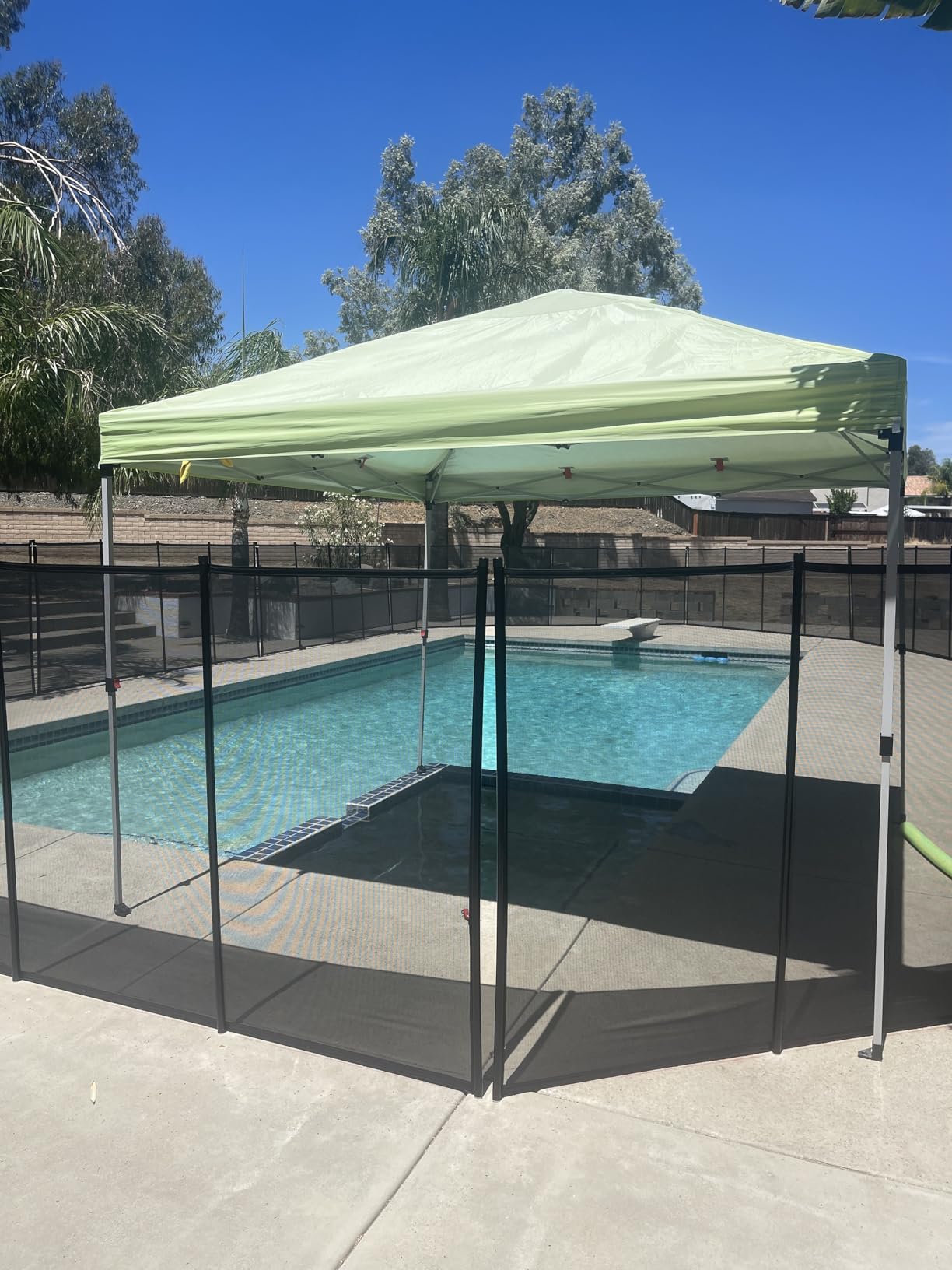 VINGLI Pool Fence 4Ft x108Ft, Swimming Safety Fencing for Inground Pools customer photo 1