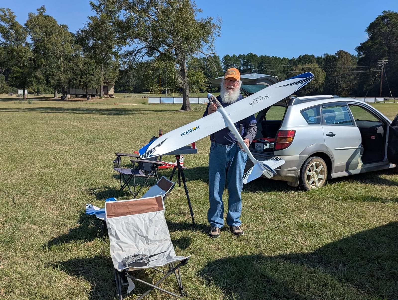 E-flite RC Airplane Night Radian 2.0m BNF Basic Transmitter Battery and Charger Not Included EFL36500 customer photo 1